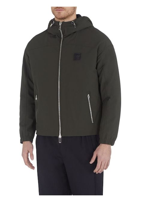 Emporio Armani - Giacca in poliammide elasticizzata verde EMPORIO ARMANI | Giubbotti | 6L1BH5 1NNIZ0558